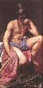 VELAZQUEZ, Diego Rodriguez de Silva y Mars, God of War wet oil painting